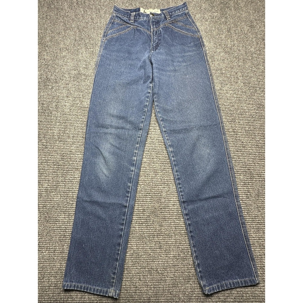 Vintage Coyote Mood Jeans Womens Sz 7 Blue Boot Cut‎ Denim Taiwan Y2K 90 LF21309